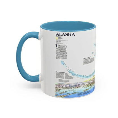 Alaska 2 (1994) (Map) Accent Coffee Mug - Go Mug Yourself