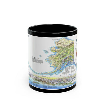 Alaska 2 (1994) (Map) Black Coffee Mug-11oz-Go Mug Yourself