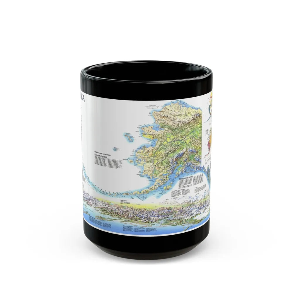 Alaska 2 (1994) (Map) Black Coffee Mug-15oz-Go Mug Yourself