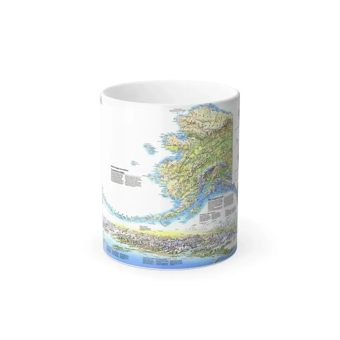 Alaska 2 (1994) (Map) Color Changing Mug 11oz Default Title 11oz - Go Mug Yourself
