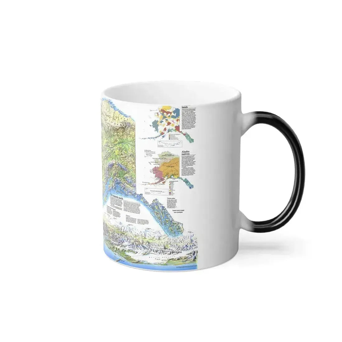 Alaska 2 (1994) (Map) Color Changing Mug 11oz - Go Mug Yourself
