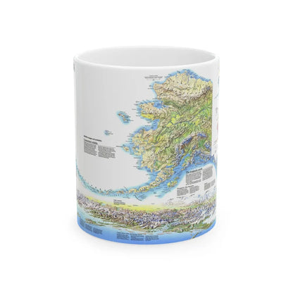 Alaska 2 (1994) (Map) White Coffee Mug-11oz-Go Mug Yourself