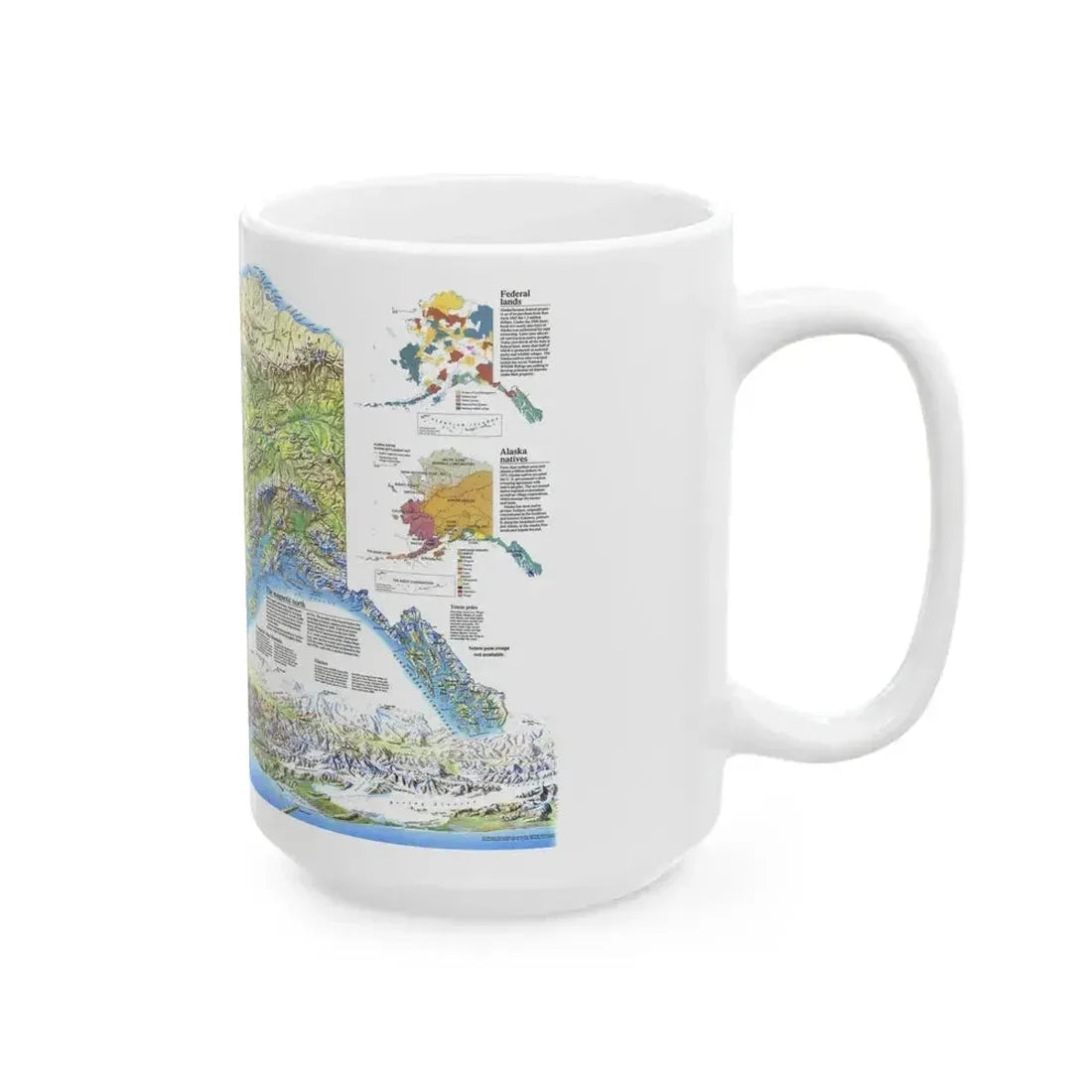 Alaska 2 (1994) (Map) White Coffee Mug - Go Mug Yourself