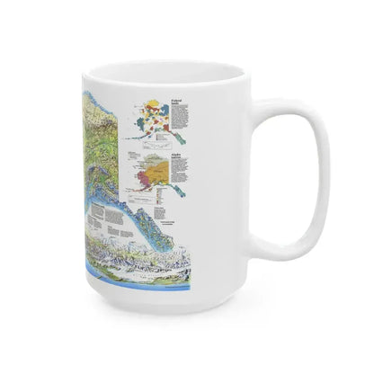 Alaska 2 (1994) (Map) White Coffee Mug - Go Mug Yourself
