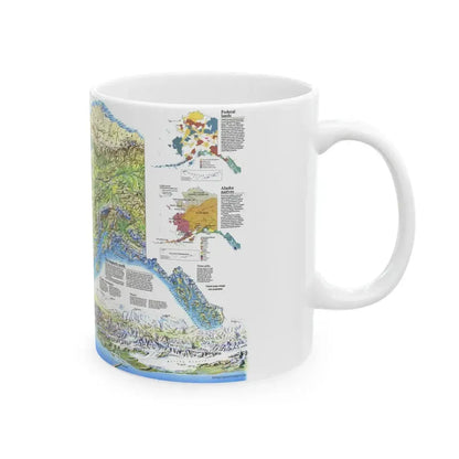 Alaska 2 (1994) (Map) White Coffee Mug - Go Mug Yourself