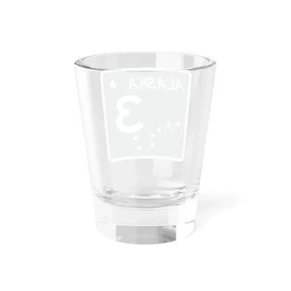 Alaska 3 Business shield (Alaska) (Road Sign) Shot Glass 1.5oz - Go Mug Yourself
