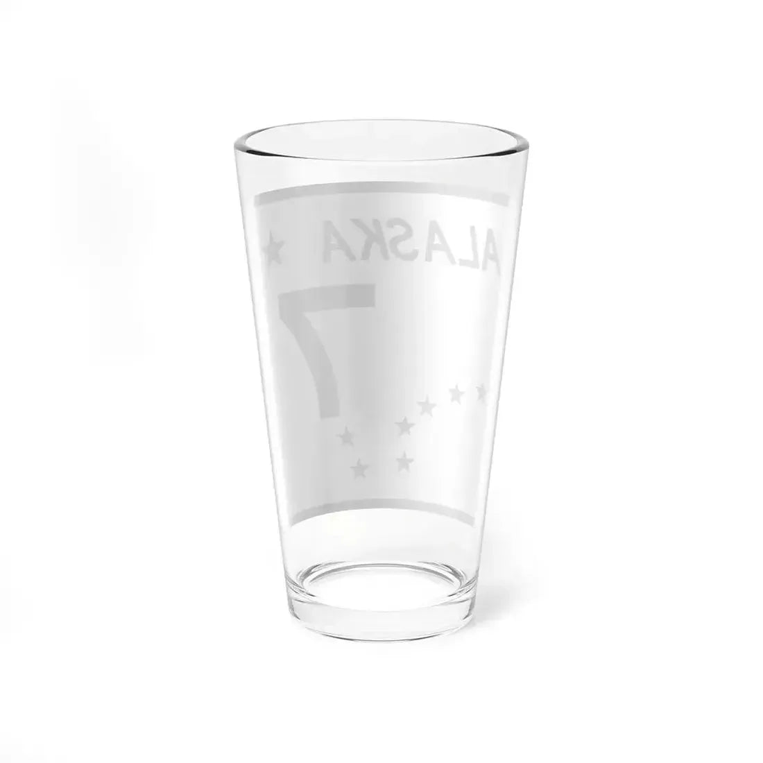 Alaska 7 shield (Alaska) (Road Sign) Pint Glass 16oz - Go Mug Yourself