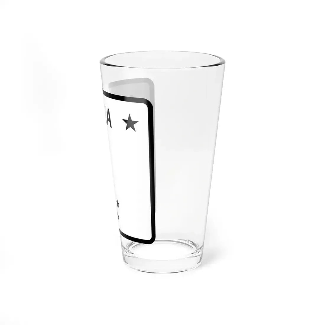 Alaska blank shield (Alaska) (Road Sign) Pint Glss 16oz - Go Mug Yourself