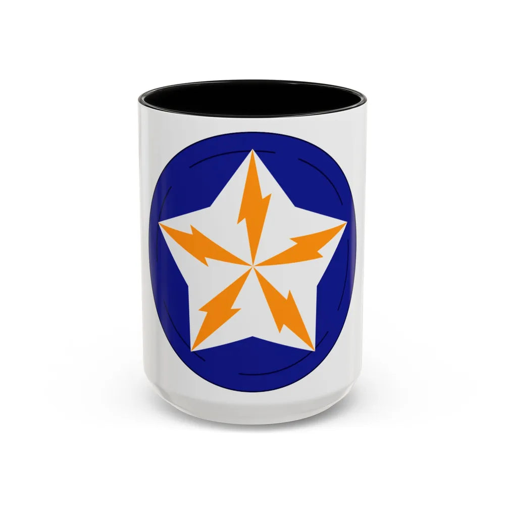 Alaska Communications System (U.S. Army) Accent Coffee Mug-15oz-Black-Go Mug Yourself