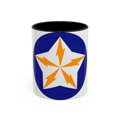 Alaska Communications System (U.S. Army) Accent Coffee Mug 11oz Black - Go Mug Yourself