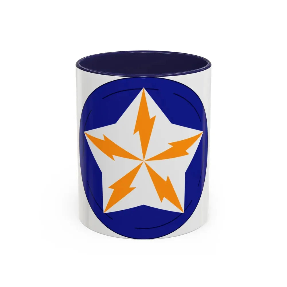 Alaska Communications System (U.S. Army) Accent Coffee Mug 11oz Navy - Go Mug Yourself