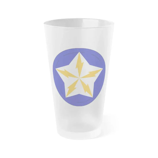 Alaska Communications System (U.S. Army) Frosted Pint Glass 16oz Default Title - Go Mug Yourself