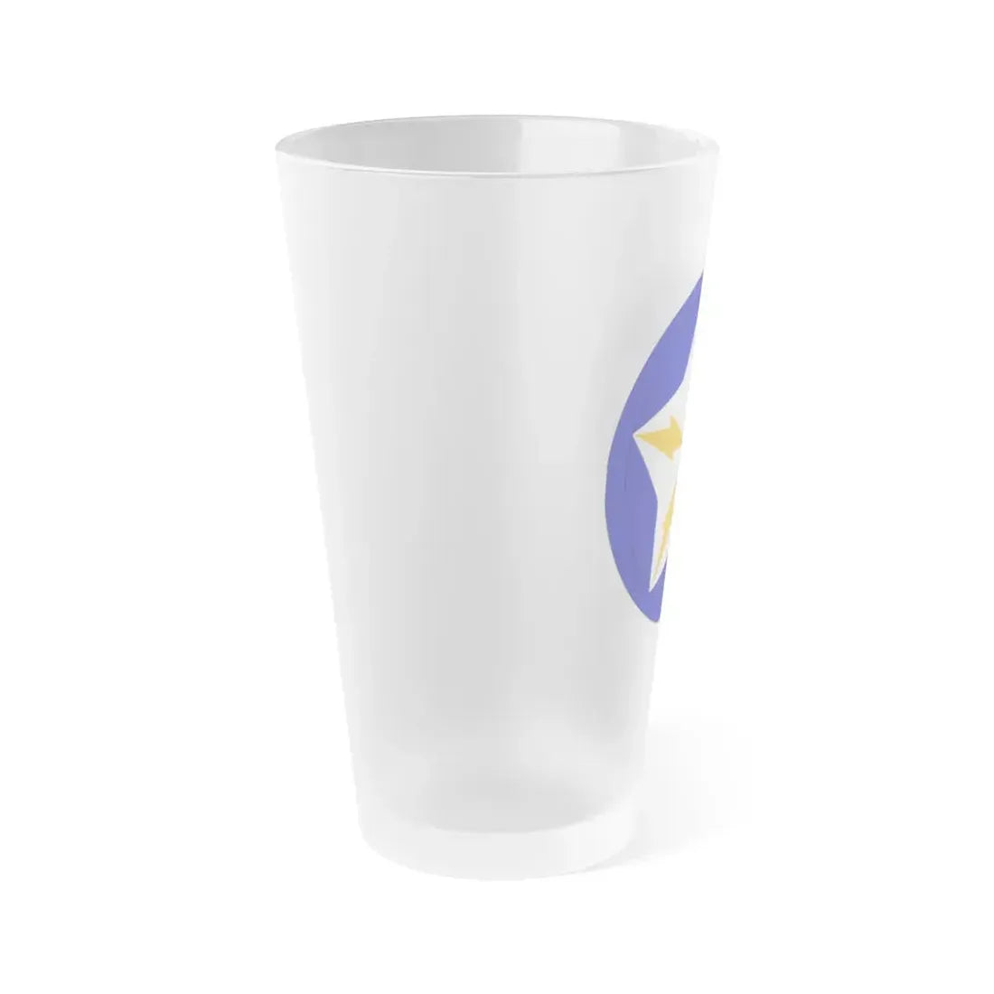 Alaska Communications System (U.S. Army) Frosted Pint Glass 16oz - Go Mug Yourself