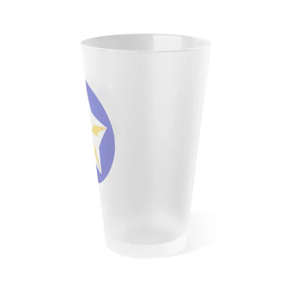 Alaska Communications System (U.S. Army) Frosted Pint Glass 16oz - Go Mug Yourself