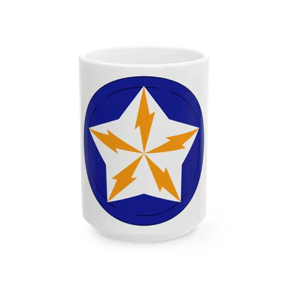 Alaska Communications System (U.S. Army) White Coffee Mug 15oz - Go Mug Yourself