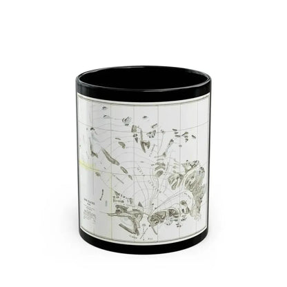 Alaska - Muir Glacier (1890) (Map) Black Coffee Mug 11oz - Go Mug Yourself