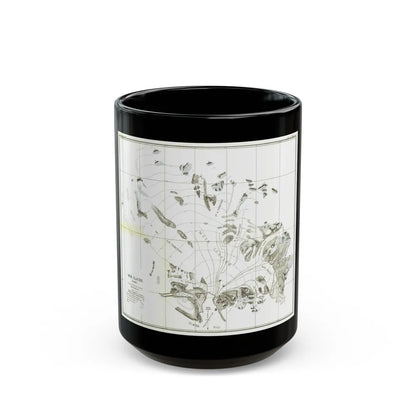 Alaska - Muir Glacier (1890) (Map) Black Coffee Mug-15oz-Go Mug Yourself