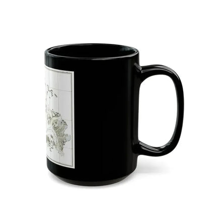 Alaska - Muir Glacier (1890) (Map) Black Coffee Mug - Go Mug Yourself