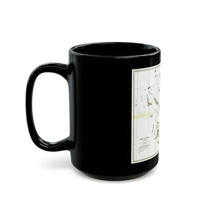 Alaska - Muir Glacier (1890) (Map) Black Coffee Mug - Go Mug Yourself