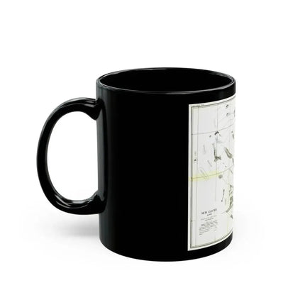 Alaska - Muir Glacier (1890) (Map) Black Coffee Mug - Go Mug Yourself
