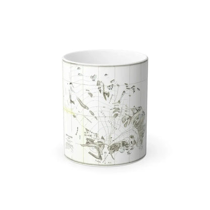 Alaska - Muir Glacier (1890) (Map) Color Changing Mug 11oz Default Title 11oz - Go Mug Yourself