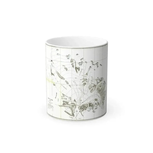 Alaska - Muir Glacier (1890) (Map) Color Changing Mug 11oz Default Title 11oz - Go Mug Yourself