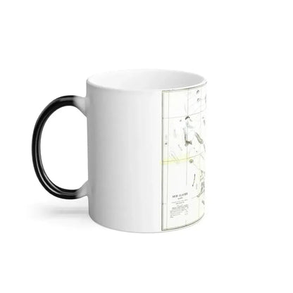 Alaska - Muir Glacier (1890) (Map) Color Changing Mug 11oz - Go Mug Yourself