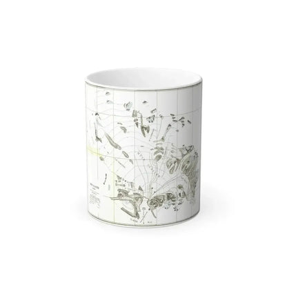 Alaska - Muir Glacier (1890) (Map) Color Changing Mug 11oz - Go Mug Yourself