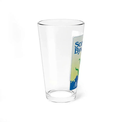 Alaska Scenic Byway (Alaska) (Road Sign) Pint Glass 16oz - Go Mug Yourself