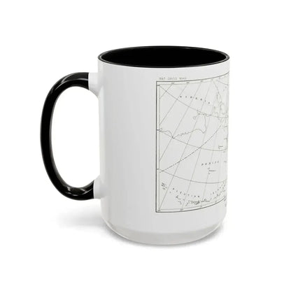 Alaska - Sketch Map (1891) (Map) Accent Coffee Mug - Go Mug Yourself