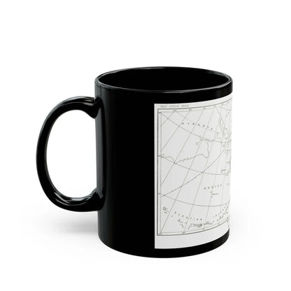 Alaska - Sketch Map (1891) (Map) Black Coffee Mug-Go Mug Yourself