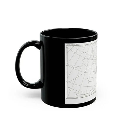 Alaska - Sketch Map (1891) (Map) Black Coffee Mug - Go Mug Yourself