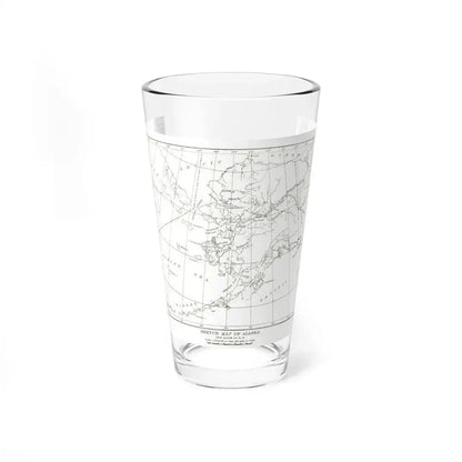 Alaska - Sketch Map (1891) (Map) Pint Glass 16oz 16oz - Go Mug Yourself