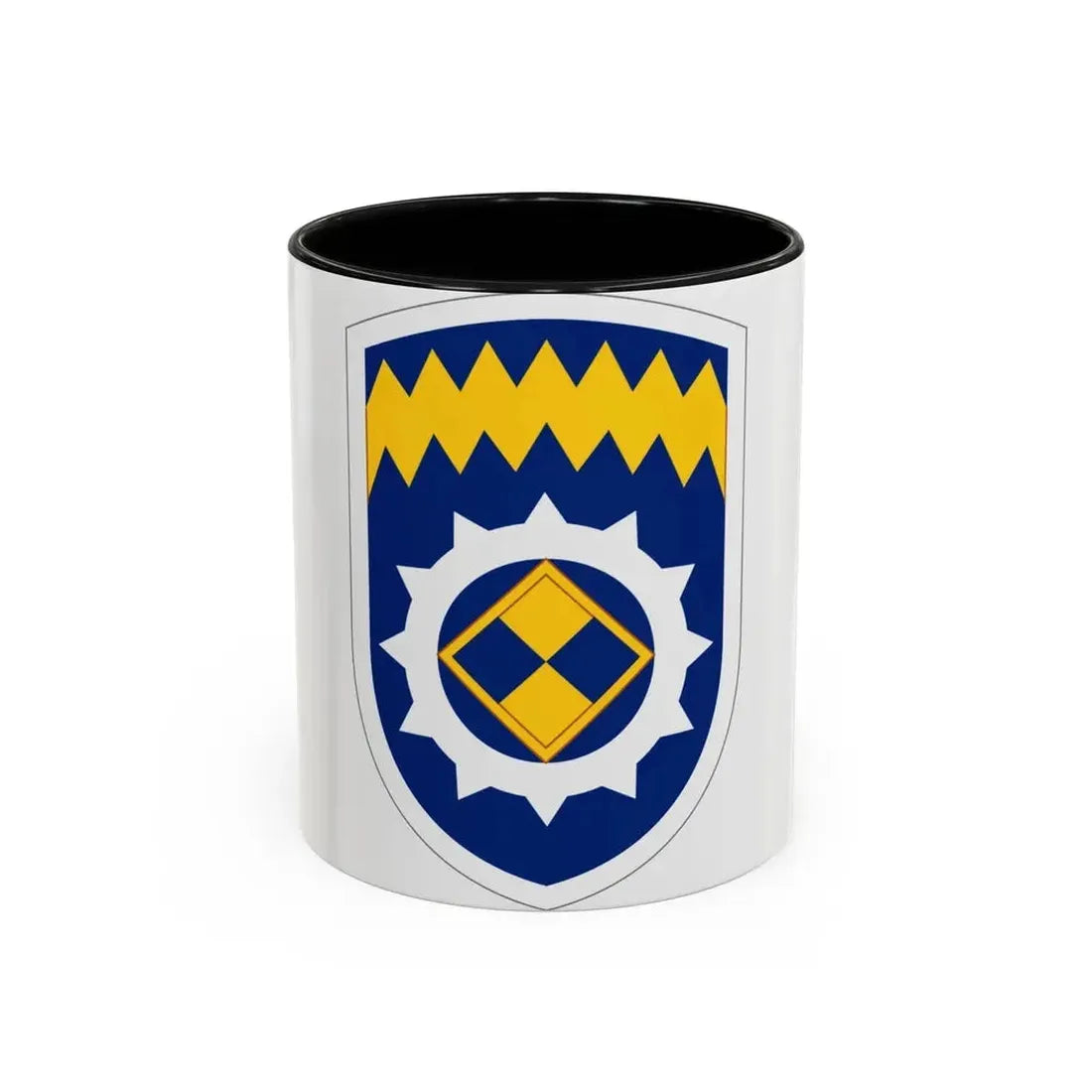 Alaska Support Command (U.S. Army) Accent Coffee Mug 11oz Black - Go Mug Yourself