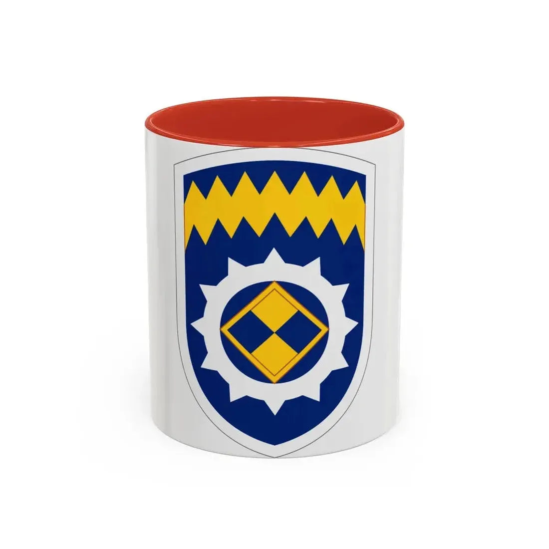 Alaska Support Command (U.S. Army) Accent Coffee Mug 11oz Red - Go Mug Yourself