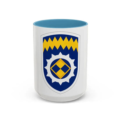 Alaska Support Command (U.S. Army) Accent Coffee Mug 15oz Light Blue - Go Mug Yourself