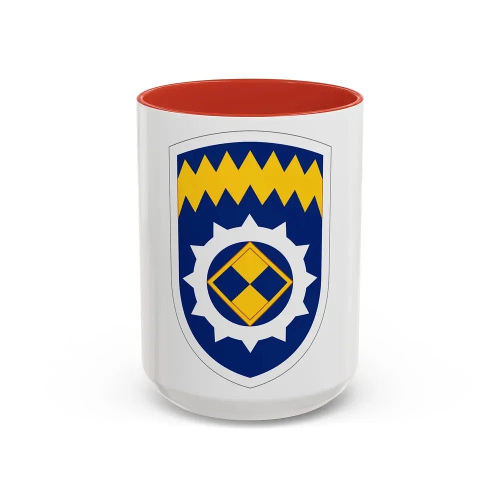 Alaska Support Command (U.S. Army) Accent Coffee Mug 15oz Red - Go Mug Yourself