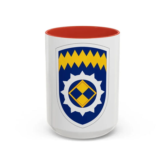 Alaska Support Command (U.S. Army) Accent Coffee Mug 15oz Red - Go Mug Yourself