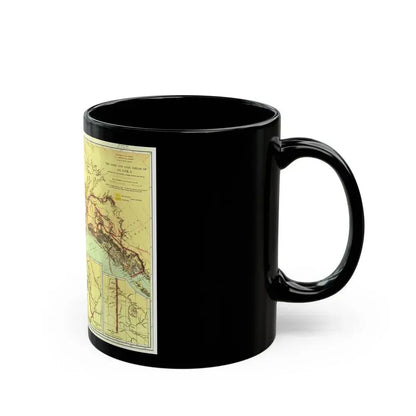 Alaska - The Gold & Coal Fields (1898) (Map) Black Coffee Mug - Go Mug Yourself