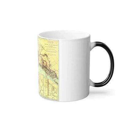 Alaska - The Gold & Coal Fields (1898) (Map) Color Changing Mug 11oz - Go Mug Yourself