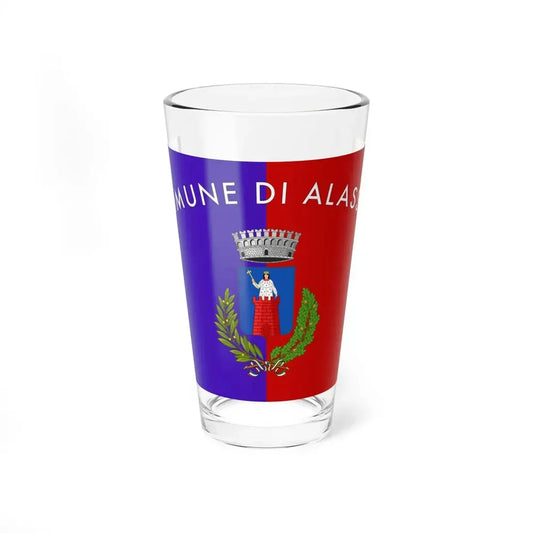 Alassio-Bandiera (Italy) Pint Glass 16oz 16oz - Go Mug Yourself