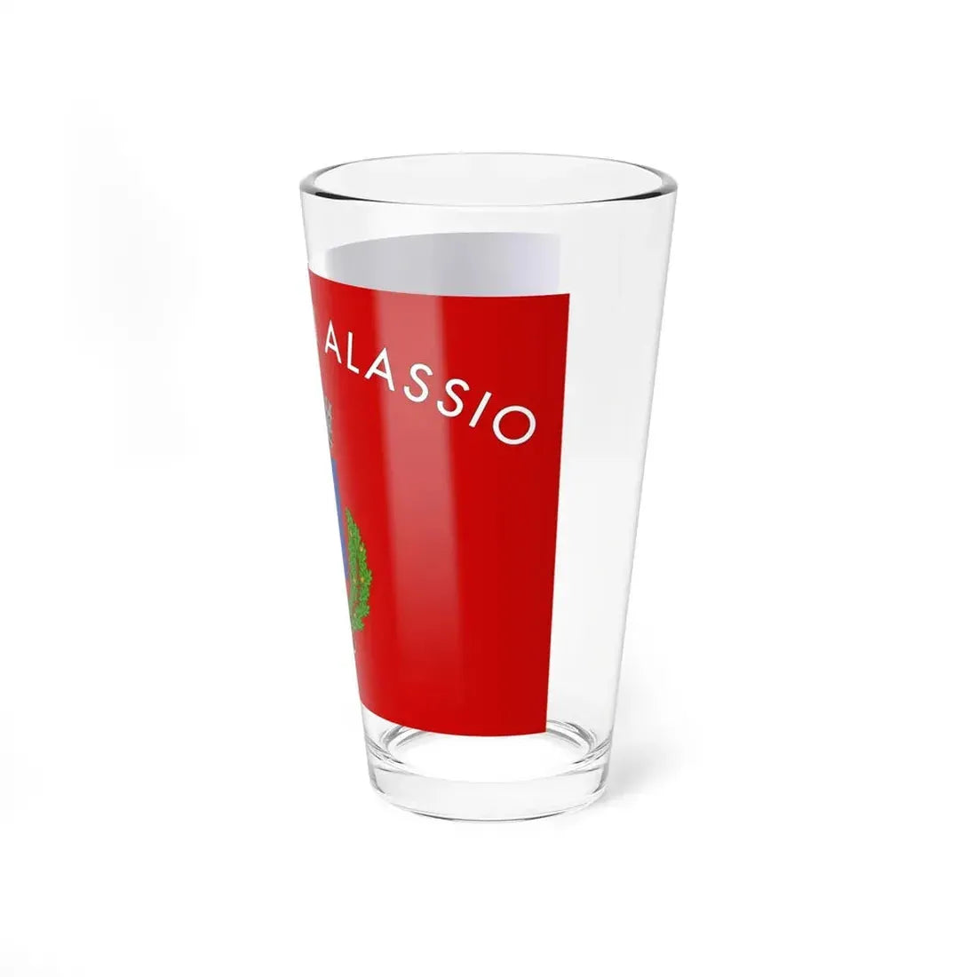 Alassio-Bandiera (Italy) Pint Glass 16oz - Go Mug Yourself
