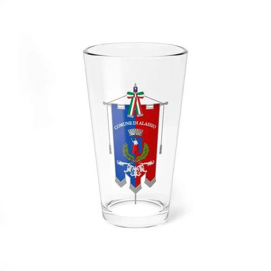 Alassio-Gonfalone (Italy) Pint Glass 16oz 16oz - Go Mug Yourself