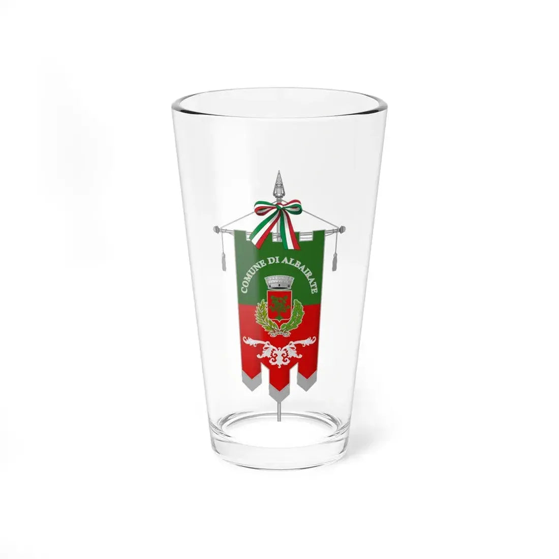 Albairate-Gonfalone (Italy) Pint Glass 16oz 16oz - Go Mug Yourself