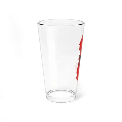 Albania-Flagmap (Albania) Pint Glass 16oz - Go Mug Yourself