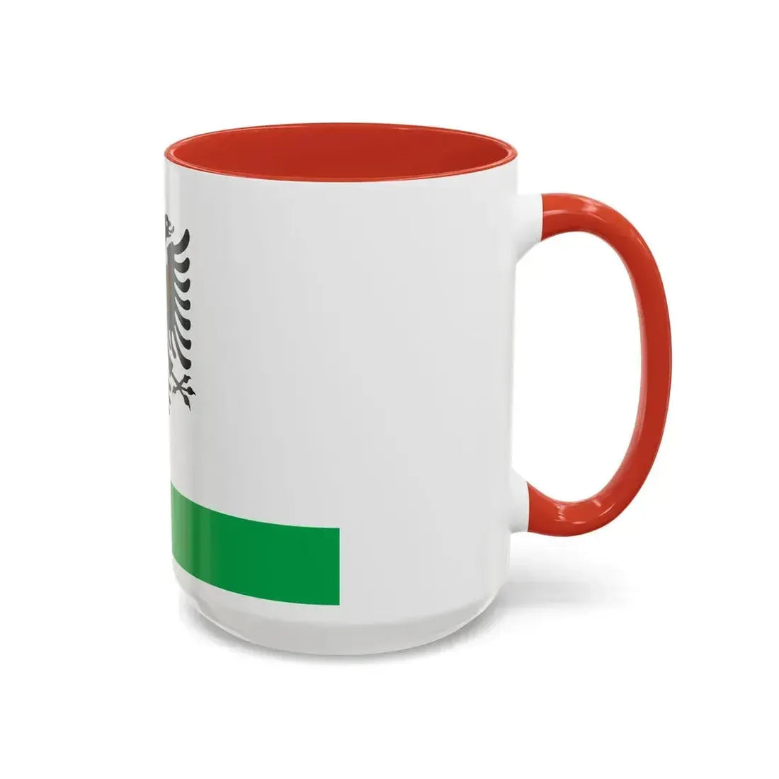 Albanian Coast Guard Ensign - Accent Coffee Mug - Go Mug Yourself