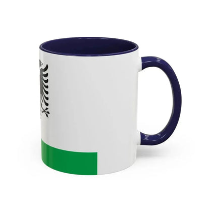 Albanian Coast Guard Ensign - Accent Coffee Mug - Go Mug Yourself