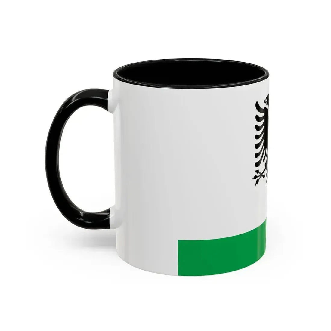 Albanian Coast Guard Ensign - Accent Coffee Mug - Go Mug Yourself