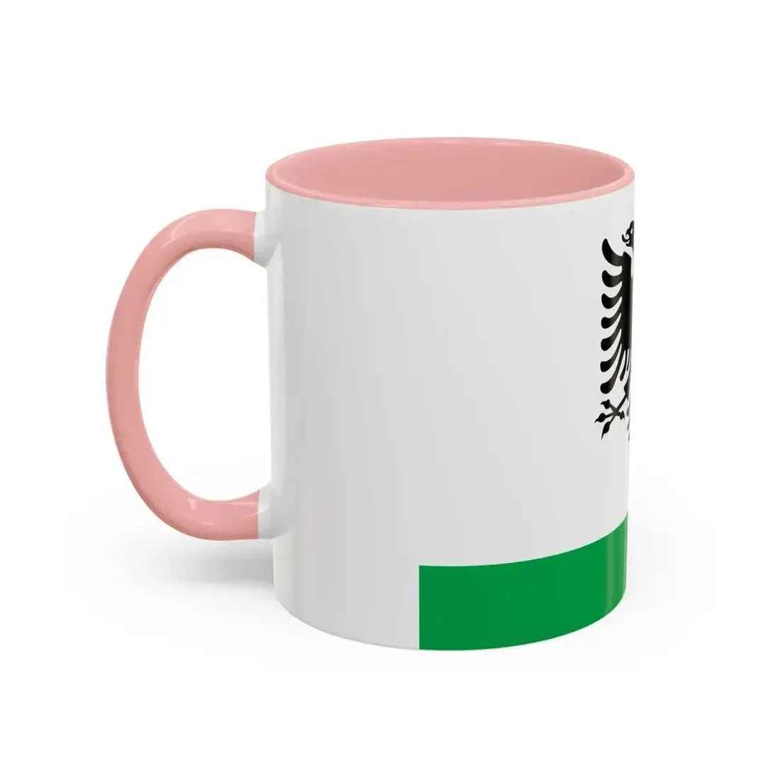 Albanian Coast Guard Ensign - Accent Coffee Mug - Go Mug Yourself