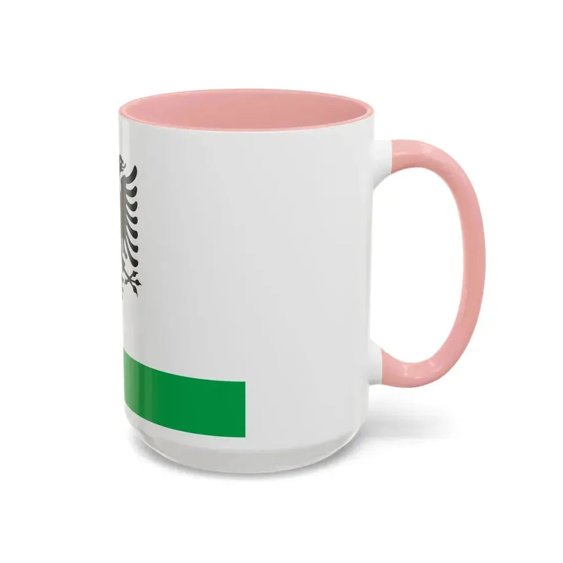 Albanian Coast Guard Ensign - Accent Coffee Mug - Go Mug Yourself